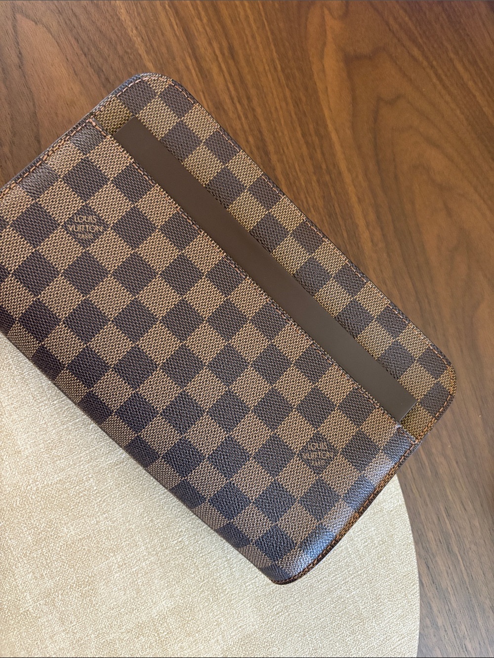 Louis Vuitton Damier Ebene Saint Louis clutch bag